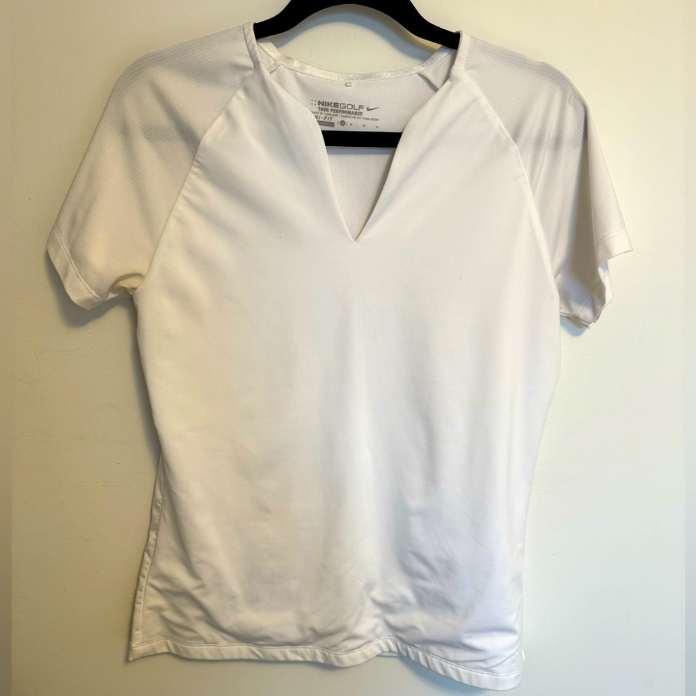 White Nike Golf Shirt